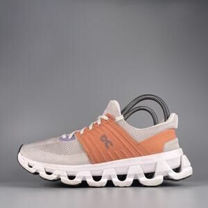 On Cloudswift 3 AD Women's Size 7 White Peach Running Sneakers Athletic Shoe GUC